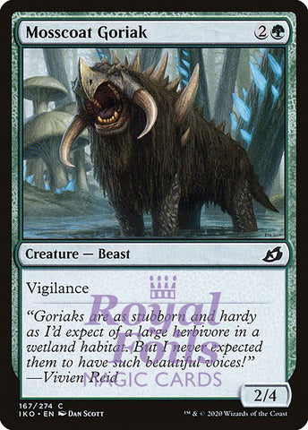 Mosscoat Goriak 4x FOIL IKO MTG Ikoria Common MINT green