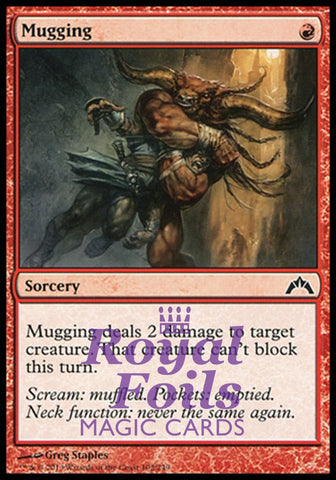 Mugging 4x FOIL GTC MTG Gatecrash Common MINT red
