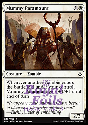 Mummy Paramount 4x FOIL HOU MTG Hour of Devastation Common MINT white