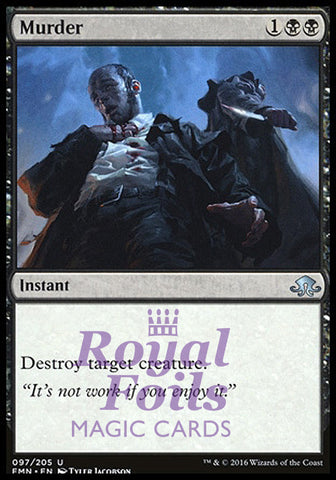 Murder 2x FOIL EMN MTG Eldritch Moon Uncommon MINT black
