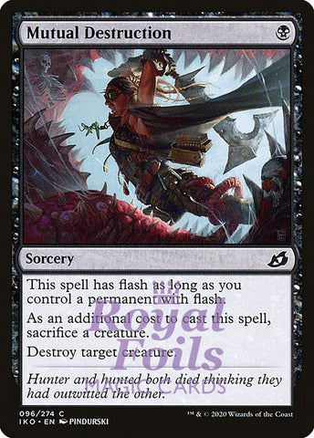 Mutual Destruction 4x FOIL IKO MTG Ikoria Common MINT black