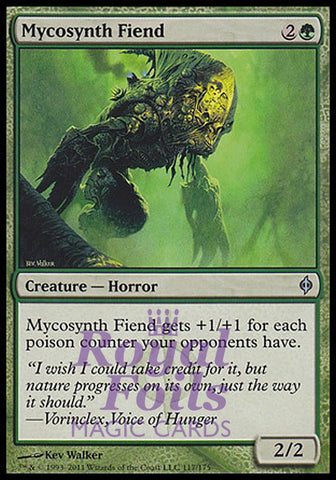 Mycosynth Fiend 2x FOIL NPH MTG New Phyrexia Uncommon MINT green