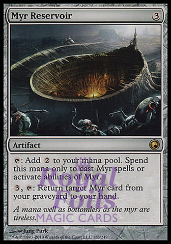 Myr Reservoir 1x FOIL SOM MTG Scars of Mirrodin Rare MINT artifact