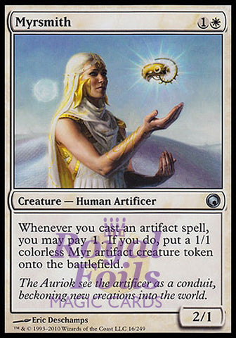 Myrsmith 2x FOIL SOM MTG Scars of Mirrodin Uncommon MINT white