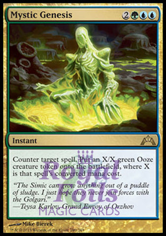 Mystic Genesis 2x FOIL GTC MTG Gatecrash Rare MINT green blue