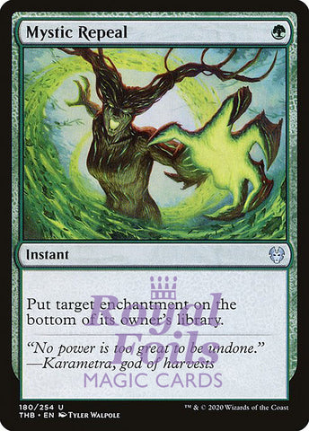 Mystic Repeal 4x FOIL THB MTG Theros Beyond Death Uncommon MINT green