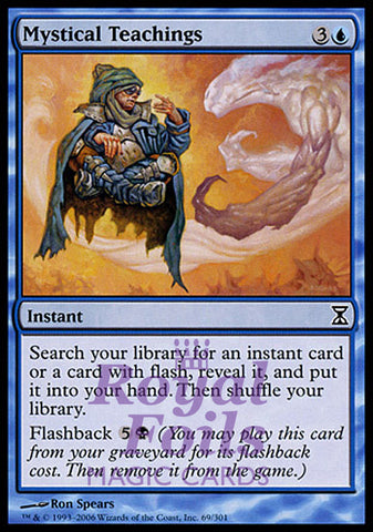 **1x FOIL Mystical Teachings** TSP MTG Time Spiral Common MINT blue