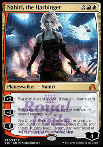 Nahiri the Harbinger 1x FOIL SOI MTG Shadows Over Innistrad Mythic MINT red white