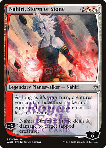 Nahiri, Storm of Stone 3x FOIL WAR MTG War of the Spark Uncommon MINT red white