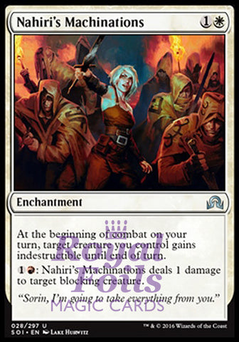 Nahiri's Machinations 2x FOIL SOI MTG Shadows Over Innistrad Uncommon MINT white red