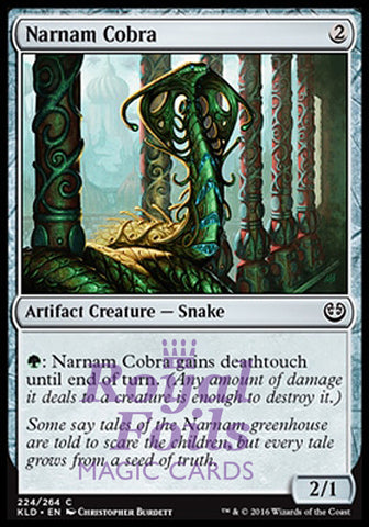 **4x FOIL Narnam Cobra** KLD MTG Kaladesh Common MINT artifact