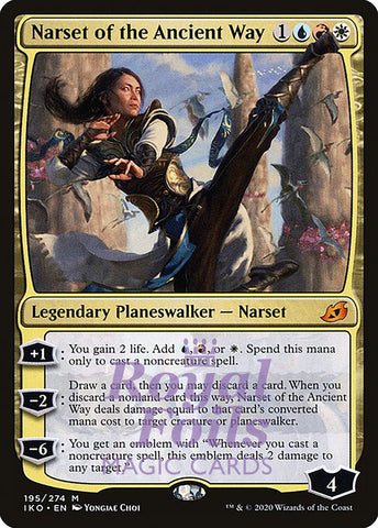 Narset of the Ancient Way 1x FOIL IKO MTG Ikoria Mythic MINT blue red white