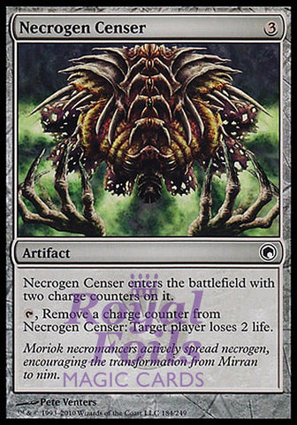 **4x FOIL Necrogen Censer** SOM MTG Scars of Mirrodin Common MINT artifact