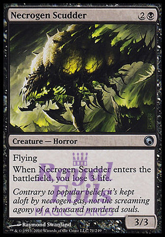 Necrogen Scudder 4x FOIL SOM MTG Scars of Mirrodin Uncommon MINT black