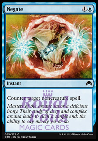 Negate 2x FOIL ORI MTG Magic Origins Common MINT blue