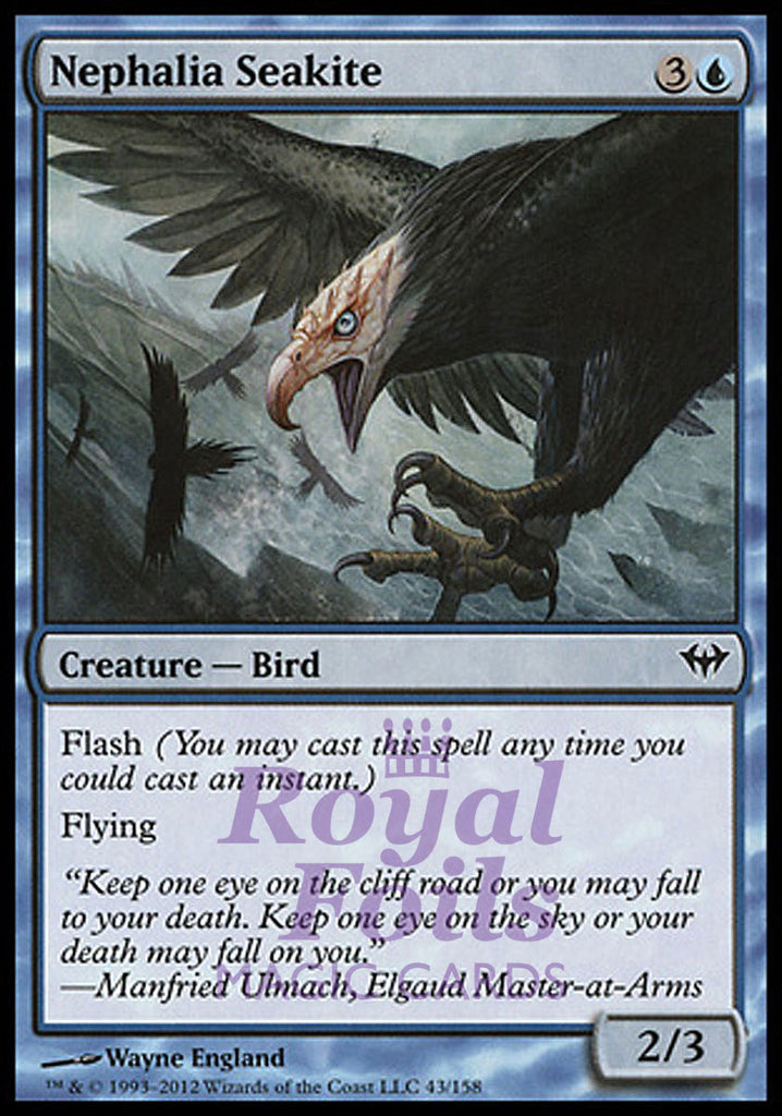 Nephalia Seakite 4x FOIL DKA MTG Dark Ascension Common MINT blue