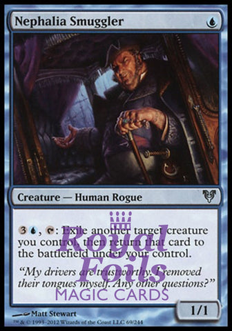 Nephalia Smuggler 3x FOIL AVR MTG Avacyn Restored Uncommon 2 MINT 1 VF blue