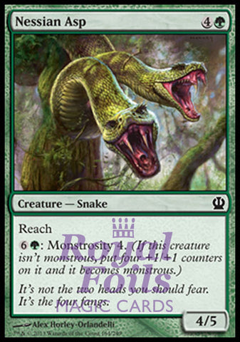 Nessian Asp 4x FOIL THS MTG Theros Common MINT green