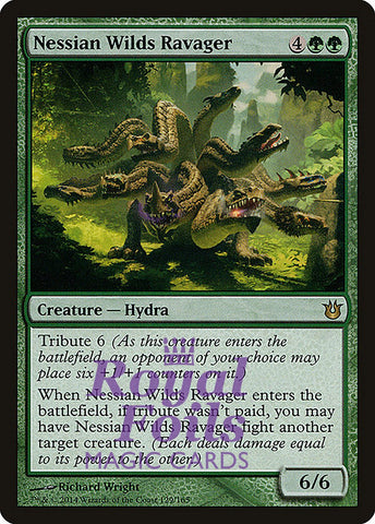 Nessian Wilds Ravager 2x FOIL BNG MTG Born of the Gods Rare MINT green