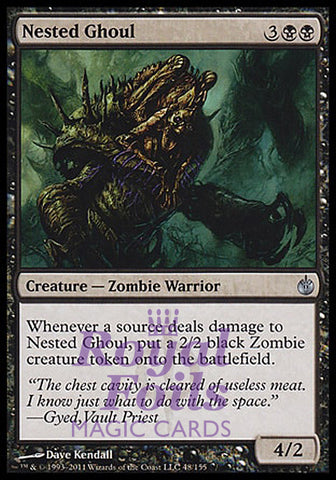 Nested Ghoul 4x FOIL MBS MTG Mirrodin Besieged Uncommon MINT black