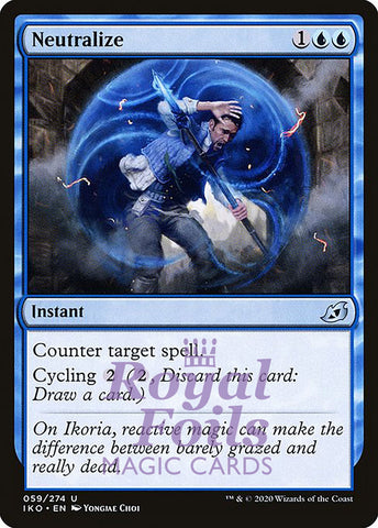Neutralize 2x FOIL IKO MTG Ikoria Uncommon MINT blue