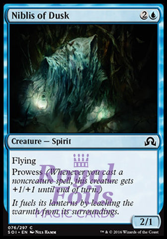 Niblis of Dusk 4x FOIL SOI MTG Shadows Over Innistrad Common MINT blue