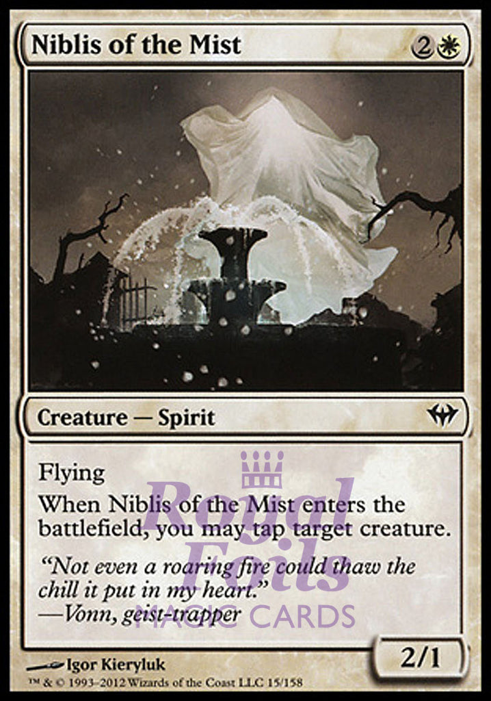 Niblis of the Mist 4x FOIL DKA MTG Dark Ascension Common MINT white