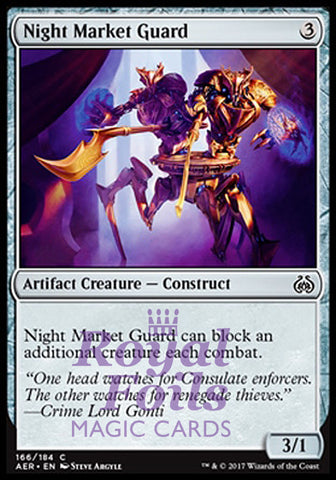 Night Market Guard 4x FOIL AER MTG Aether Revolt Common MINT artifact