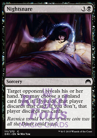 Nightsnare 4x FOIL ORI MTG Magic Origins Common MINT black