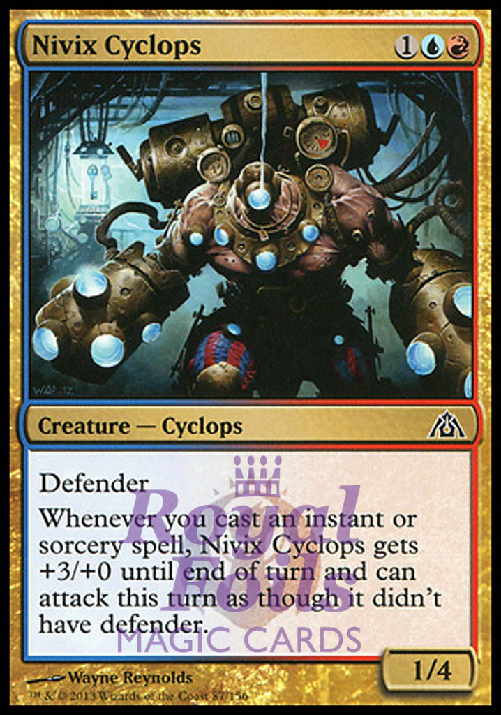 Nivix Cyclops 2x FOIL DGM MTG Dragon's Maze Common MINT blue red