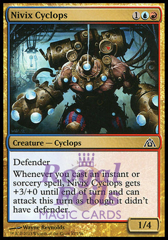 Nivix Cyclops 2x FOIL DGM MTG Dragon's Maze Common MINT blue red