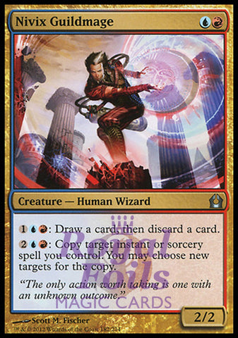 Nivix Guildmage 2x FOIL RTR MTG Return to Ravnica Uncommon MINT red blue