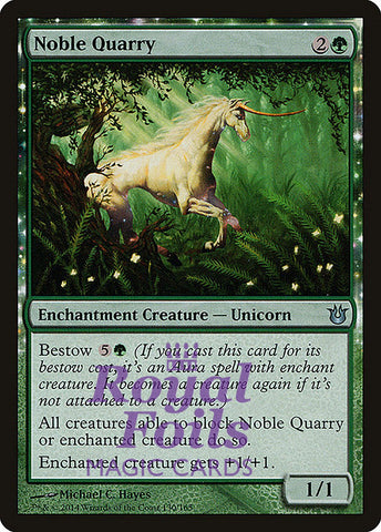 **1x FOIL Noble Quarry** BNG MTG Born of the Gods Uncommon MINT green
