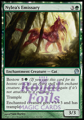 Nylea's Emissary 2x FOIL THS MTG Theros Uncommon MINT green