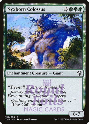 Nyxborn Colossus 4x FOIL THB MTG Theros Beyond Death Common MINT green