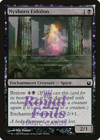 Nyxborn Eidolon 4x FOIL BNG MTG Born of the Gods Common MINT black