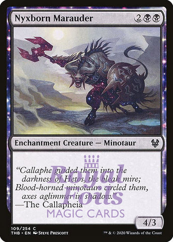 Nyxborn Marauder 4x FOIL THB MTG Theros Beyond Death Common MINT black