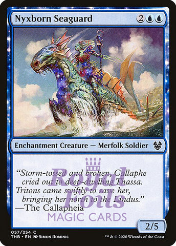 Nyxborn Seaguard 4x FOIL THB MTG Theros Beyond Death Common MINT blue