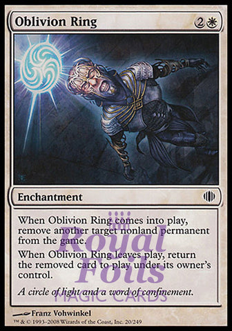 **1x FOIL Oblivion Ring** ALA MTG Shards of Alara Common NM white