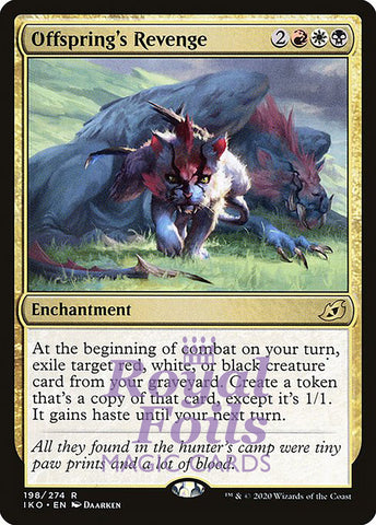 **2x FOIL Offspring's Revenge** IKO MTG Ikoria Rare MINT red white black