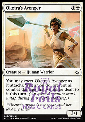 Oketra's Avenger 4x FOIL HOU MTG Hour of Devastation Common MINT white