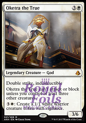 Oketra the True 1x FOIL AKH MTG Amonkhet Mythic MINT white