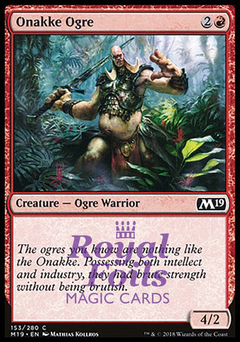 Onakke Ogre 4x FOIL M19 MTG Core Set 2019 Common MINT red