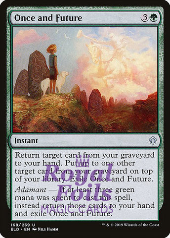 **2x FOIL Once and Future** ELD MTG Throne of Eldraine Uncommon MINT green