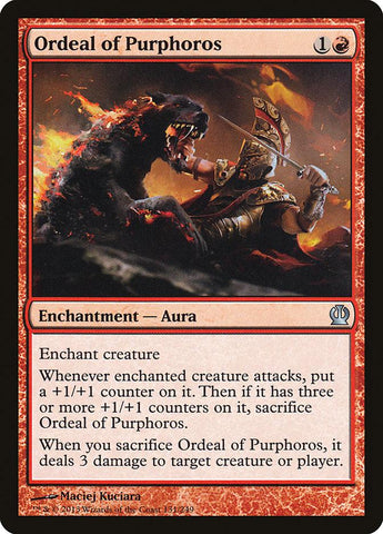 Ordeal of Purphoros 4x THS MTG Theros Uncommon MINT red