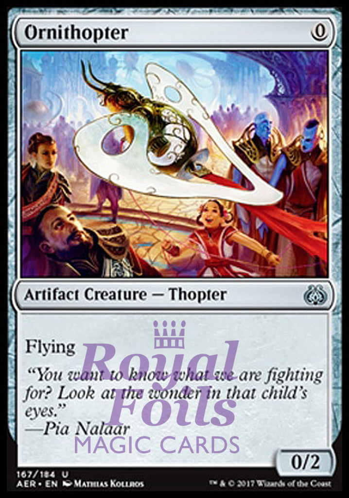 **1x FOIL Ornithopter** AER MTG Aether Revolt Uncommon MINT artifact