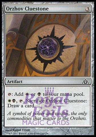 Orzhov Cluestone 4x FOIL DGM MTG Dragon's Maze Common MINT white black artifact