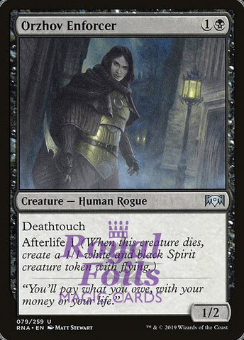 Orzhov Enforcer 2x FOIL RNA MTG Ravnica Allegiance Uncommon MINT black