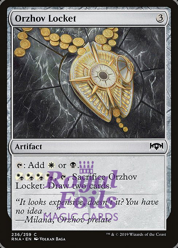 Orzhov Locket 2x FOIL RNA MTG Ravnica Allegiance Common MINT artifact