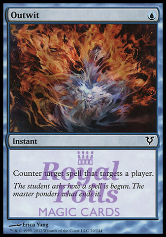 Outwit 2x FOIL AVR MTG Avacyn Restored Common MINT blue